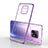 Ultra-thin Transparent TPU Soft Case Cover H02 for Xiaomi Redmi 10X 5G Purple