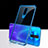 Ultra-thin Transparent TPU Soft Case Cover H02 for Xiaomi Redmi K30 4G Blue