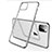 Ultra-thin Transparent TPU Soft Case Cover H03 for Apple iPhone 11 Pro Max Silver