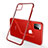 Ultra-thin Transparent TPU Soft Case Cover H03 for Apple iPhone 11 Pro Red