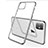 Ultra-thin Transparent TPU Soft Case Cover H03 for Apple iPhone 11 Silver