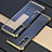 Ultra-thin Transparent TPU Soft Case Cover H03 for Oppo Find X2 Neo Gold