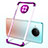 Ultra-thin Transparent TPU Soft Case Cover H03 for Xiaomi Mi 10i 5G Purple