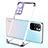 Ultra-thin Transparent TPU Soft Case Cover H03 for Xiaomi Redmi Note 11S 5G Purple