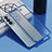 Ultra-thin Transparent TPU Soft Case Cover H04 for Samsung Galaxy S21 5G Blue