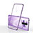 Ultra-thin Transparent TPU Soft Case Cover H04 for Xiaomi Redmi K30 4G Purple