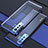 Ultra-thin Transparent TPU Soft Case Cover H05 for Vivo X50 5G Blue