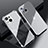 Ultra-thin Transparent TPU Soft Case Cover H06 for Apple iPhone 13 Mini Silver