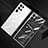 Ultra-thin Transparent TPU Soft Case Cover H06 for Samsung Galaxy S21 Ultra 5G Silver