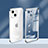 Ultra-thin Transparent TPU Soft Case Cover H08 for Apple iPhone 13 Mini Silver