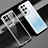 Ultra-thin Transparent TPU Soft Case Cover H08 for Samsung Galaxy S22 Ultra 5G Silver
