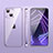 Ultra-thin Transparent TPU Soft Case Cover H09 for Apple iPhone 13 Mini Purple