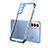 Ultra-thin Transparent TPU Soft Case Cover H09 for Samsung Galaxy S22 5G Blue