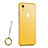 Ultra-thin Transparent TPU Soft Case Cover HT01 for Apple iPhone XR Gold