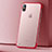 Ultra-thin Transparent TPU Soft Case Cover HT01 for Apple iPhone Xs Red
