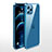 Ultra-thin Transparent TPU Soft Case Cover N01 for Apple iPhone 12 Pro Blue