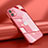 Ultra-thin Transparent TPU Soft Case Cover N02 for Apple iPhone 12 Red