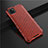 Ultra-thin Transparent TPU Soft Case Cover P01 for Realme C11 Red