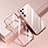 Ultra-thin Transparent TPU Soft Case Cover R01 for Samsung Galaxy S21 Plus 5G Rose Gold