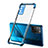 Ultra-thin Transparent TPU Soft Case Cover S01 for Huawei Honor X10 5G Blue