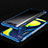 Ultra-thin Transparent TPU Soft Case Cover S01 for Samsung Galaxy A90 4G Blue