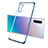 Ultra-thin Transparent TPU Soft Case Cover S01 for Samsung Galaxy Note 10 5G Blue