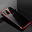 Ultra-thin Transparent TPU Soft Case Cover S01 for Samsung Galaxy S20 5G Red