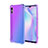 Ultra-thin Transparent TPU Soft Case Cover S01 for Xiaomi Redmi 9A Purple