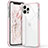 Ultra-thin Transparent TPU Soft Case Cover S02 for Apple iPhone 12 Pro Pink