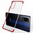 Ultra-thin Transparent TPU Soft Case Cover S02 for Huawei Honor Play4 Pro 5G Red