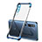 Ultra-thin Transparent TPU Soft Case Cover S02 for Xiaomi Mi 10 Pro Blue