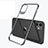 Ultra-thin Transparent TPU Soft Case Cover S03 for Apple iPhone 11 Black