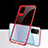 Ultra-thin Transparent TPU Soft Case Cover S03 for Samsung Galaxy S20 Plus 5G Red