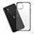 Ultra-thin Transparent TPU Soft Case Cover S04 for Apple iPhone 11 Black