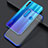 Ultra-thin Transparent TPU Soft Case Cover S04 for Huawei Honor 20i Blue