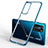 Ultra-thin Transparent TPU Soft Case Cover S04 for Huawei P40 Blue