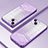 Ultra-thin Transparent TPU Soft Case Cover SY2 for Apple iPhone 14 Plus Purple