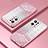 Ultra-thin Transparent TPU Soft Case Cover SY2 for Oppo Find X5 5G Rose Gold