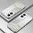 Ultra-thin Transparent TPU Soft Case Cover SY2 for Oppo Reno9 5G Silver
