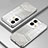 Ultra-thin Transparent TPU Soft Case Cover SY2 for Oppo Reno9 Pro 5G Silver