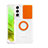 Ultra-thin Transparent TPU Soft Case Cover with Finger Ring Stand S01 for Samsung Galaxy S22 Plus 5G Orange