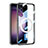 Ultra-thin Transparent TPU Soft Case Cover with Mag-Safe Magnetic AC1 for Samsung Galaxy S21 5G Black