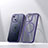 Ultra-thin Transparent TPU Soft Case Cover with Mag-Safe Magnetic LD4 for Apple iPhone 14 Plus Purple