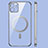 Ultra-thin Transparent TPU Soft Case Cover with Mag-Safe Magnetic M01 for Apple iPhone 12