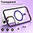 Ultra-thin Transparent TPU Soft Case Cover with Mag-Safe Magnetic SD1 for Apple iPhone 13 Pro