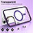 Ultra-thin Transparent TPU Soft Case Cover with Mag-Safe Magnetic SD1 for Apple iPhone 13 Pro Max