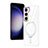 Ultra-thin Transparent TPU Soft Case Cover with Mag-Safe Magnetic SD1 for Samsung Galaxy S22 5G