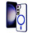 Ultra-thin Transparent TPU Soft Case Cover with Mag-Safe Magnetic SD1 for Samsung Galaxy S22 Plus 5G Blue