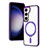 Ultra-thin Transparent TPU Soft Case Cover with Mag-Safe Magnetic SD1 for Samsung Galaxy S23 5G Purple