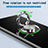 Ultra-thin Transparent TPU Soft Case Cover with Magnetic Finger Ring Stand A01 for Samsung Galaxy S21 5G